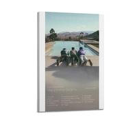 nshdahns Poster Happiness Begins par Jonas Brothers - Art mural vintage - Décoration de chambre à coucher - 20 x 30 cm - Style cadre