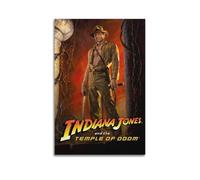 nshdahns Poster Indiana Jones et le temple de la malédiction - Art vintage - Décoration de chambre à coucher - 30 x 45 cm - Sans cadre
