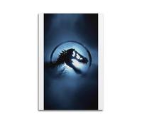 nshdahns Poster Jurassic World - Art mural vintage - Décoration de chambre à coucher - Décoration esthétique pour chambre à coucher - 50 x 75 cm - Style sans cadre