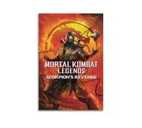 nshdahns Poster Mortal Kombat Legends Scorpion's Revenge - Art mural vintage - Décoration de chambre à coucher - 30 x 45 cm - Sans cadre