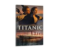 nshdahns Poster Titanic - Art mural vintage - Décoration de chambre à coucher - Affiches esthétiques pour chambre à coucher - 40 x 60 cm - Style cadre