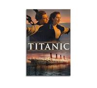 nshdahns Poster Titanic - Art mural vintage - Décoration de chambre à coucher - Décoration esthétique pour chambre à coucher - 50 x 75 cm - Style sans cadre