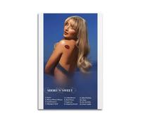 nshdahns Short N' Sweet par Sabrina Carpenter - Art mural vintage - Décoration de chambre à coucher - Poster pour chambre à coucher - 20 x 30 cm - Sans cadre