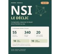 NSI - Le déclic: Première et Terminale - Tout le programme et 340 exercices corrigés pour réussir le bac 2027