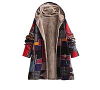 NSICBMNO Longs manteaux pour femme, vestes doublées en polaire du Royaume-Uni, hoodies oversized pour dames, vestes ethniques avec poches, cardigans longs à devant ouvert pour l'hiver, manteaux chauds