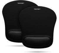 NSIECD-2 Packs Tapis de Souris,Tapis de Souris Ergonomique avec Repose Poignet, Portable Mouse Pad Parfait pour Ordinateur, Bureau, Travail