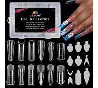 Nsiecd-288 Pcs Faux Ongles Capsule Ongles Acrylique,Nail D'extension Kit Matte Faux Ongles Capsules Couverture Complète Nail Tips Avec 120 Pcs French Autocollants Pour Ongles (12 Modèles)