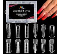 Nsiecd-288 Pcs Faux Ongles Capsule Ongles Acrylique,Nail D'extension Kit Matte Faux Ongles Capsules Couverture Complète Nail Tips Pour Femme Fille (12 Modèles)