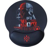 NSIECD-Disney Star Wars Tapis de Souris Ergonomique Darth Vader, Tapis de Souris en Gel avec Repose-Poignet antidérapant, Mouse Pad Star Wars (Sceau Officiel)