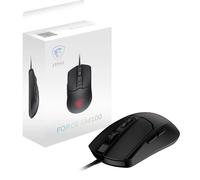 NSIECD-Forge GM100 Souris Gaming- Capteur Optique 6400 DPI, Symétrique, switches d'une durée de Vie de 10M+ clics, 7 Boutons, Latence de 8 ms, LED RGB, 108 g - Filaire