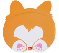 NSIECD-Legami - Tapis de souris, Tapis de souris avec surface en PVC anti-poussière et anti-reflet, base en caoutchouc antidérapante, 22,3 x 23,3 cm