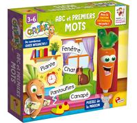 Nsiecd-Lisciani - Carotina - Abc Et Premiers Mots - Jeu Éducatif Avec Stylo Parlant Dès 3 Ans - Apprentissage De L`Alphabet Et Du Langage - Stimule L`Éveil Et La Reconnaissance Des Lettres Et Leur Us