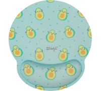 NSIECD-Mr Wonderful Tapis de Souris Ergonomique Motif Avocat - Vert avec Repose Poignet en Gel Antidérapant - Pour Filles et Femmes