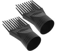 Nsiecd-Peignes De Sèche-Cheveux, 2 Pièces Sèche-Cheveux Peigne Diffuseur Accessoire Sèche-Cheveux Buse De Sèche-Cheveux Accessoires Pour Cheveux Peigne Peigne Noir De Coiffure Peignes