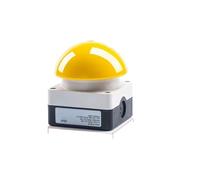 NSIXSURIM Interrupteur d'arrêt d'urgence - 1 pièce - Interrupteur à pied à grande tête de champignon - Ignifuge - Étanche - Bouton d'arrêt d'urgence (auto-réinitialisation jaune, 2 NC)