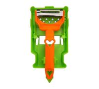 NSj293 Éplucheur multifonction pour pommes de terre orange avec presse-agrumes et pommes de terre en spirale (vert, 21,2 x 7,8 x 1,8)