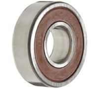 NSK Roulement à billes 6200DDUC3 à gorge profonde, rangée unique, joints à double contact, cage en acier pressé, dégagement C3, alésage de 10 mm, diamètre extérieur de 30 mm, largeur de 9 mm, vitesse de rotation maximale de 18000 tr/min, capacité de charge statique de 1147 lbf.