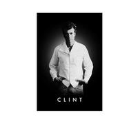 NSKDJSE Poster Clint Eastwood (4) sur toile pour décoration de chambre à coucher, cadeau 30 x 45 cm
