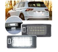 NSLUMO 2 pc éclairage de plaque d'immatriculation LED pour Volkswa.gen Golf 6 MK7 Jetta Sharan 7N Touareg 7P Panamera pour Seat Alhambra Ibiza ST MKV.