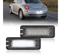 NSLUMO 2 pièces Canbus LED plaque d'immatriculation lumière pour V.W Golf GTI MK4 MK5 MK6 Eos Lupo Seat Leon Altea Skoda superbe Bo.xter Cay.man 987 Carrera 996 997