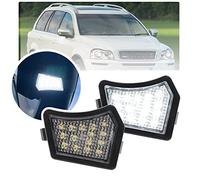 NSLUMO 2 pièces Led Rétroviseur Flaque Lumière Rétroviseur Bienvenue Lampes De Courtoisie Pour Volvo V40 XC90 S40 V50 C30 C70 S60 V60 S80 V70 XC70 Jaguar XF XE XJ