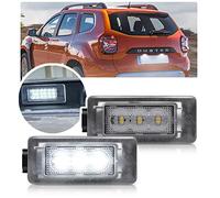NSLUMO 2Pc LED éclairage de plaque d'immatriculation pour N.issan Qashqai MK3 2021 2022 Serena MK5 2016-up pour Dacia Duster 2018-up