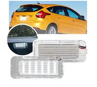 NSLUMO 2pcs Led Plaque D'immatriculation Lumi¨¨re Pour Tourneo Transit Connect Courier Personnalis¨¦ Ka + Pour Ford Focus Fiesta Mondeo Kuga Galaxy S-max Pour Jaguar XJ XF