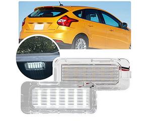 NSLUMO 2pcs Led Plaque D'immatriculation Lumi¨¨re Pour Tourneo Transit Connect Courier Personnalis¨¦ Ka + Pour Ford Focus Fiesta Mondeo Kuga Galaxy S-max Pour Jaguar XJ XF