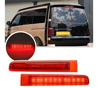NSLUMO 3e feu stop LED pour V/W T5 T6 T6.1 Transporter Multi.van pour V/W | Transporter T5 Multi.van Cara-velle Panel Van arrière rétroviseur twin portes 2003- 2008 2009 2010 lentille rouge 7H0945097B