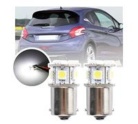 NSLUMO ampoules de recul LED pour P/eugeot 208 301 Pre-facelift 2012 2013 | pour Compatibility et Life Span: R10W Led ampoule, recul feu ampoules pour 2012-2015 1156 LED 2Pcs recul feux
