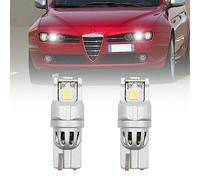NSLUMO Ampoules LED T10 W5W Pour ALFA RO.MEO 159 BRERA SPIDER 145 146 - Feux de Position 3 LED 6000K Sans Erreur