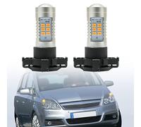 NSLUMO Clignotant avant à LED Ambre PY24W Pour 2005-2014 Op.el/Vauxhall Zafira B mk2 PY24W Répéteurs latéraux LED Clignotant Ampoules de clignotant