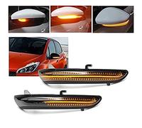 NSLUMO Clignotant de retroviseur latral LED pour Citr.oen C3 III MK3 2017-2021 Peug.eot 208 2008 I MK1 Ambre LED Repetiteur Clignotant Squentiel