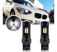 Nslumo Drl Led Feux de jour pour B/M/W 1Series F20 F21 2010-2015 7440 T20 W21W DRL Ampoules 2pcs Bimmer Lumière du jour DLRs Phare Position Lampes