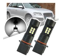 NSLUMO Drl Lot de 2 feux de circulation diurnes pour A'udi Q5 Mk1 8R 2009-2017 P13W 12277 SH23W Xenon Blanc Canbus LED Feux de jour DRL