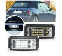 NSLUMO feux de plaque LED pour M/INI Cooper R50 R52 cabriolet R53 Coopers | LED 6000K blanc xénon plug-and-play E-Mark puces LED SMD 2PCS