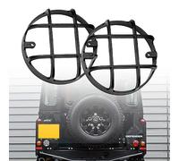NSLUMO Garde de feu arrière pour Land Rov.er Defender 90 110 130 1990-2016 Pour Land Rov.er 90 110 127 1983-1990 Lampe NAS NOUVELLE calandre brouillard série inversée Lentille noire 2 pièces