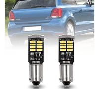 Nslumo H21W BAY9S Ampoules de recul LED pour V/W Polo V 6R 6C New Beetle Tou.areg H21W Ampoules de recul LED, lampe de recul de voiture, pas d'éclairage Polo scintillant