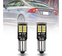 Nslumo H21W BAY9S LED ampoules de recul pour Vol/vo S60 Mk2 2010-2018 H21W LED ampoules de recul, lampe de secours de voiture, pas d'éclairage scintillant