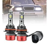 NSLUMO HB1 9004 Ampoules de Phare LEDi Suzuki Vitara Swift 88-98 pour Mazda MPV 6500K Bianco 6X Kit LED Tout-en-Un Super Lumineux conversione faro HB1 9004 Sostituzione alogena