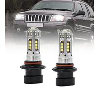 NSLUMO Kit de phares LED HB4A pour J.eep Grand Cherokee WG 1999-2004 Faisceau principal 6000K Canbus tout en un 2 phares LED Faisceau de croisement HB4A remplacement halogène 9006XS