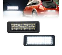 NSLUMO Lampe de Plaque d'Immatriculation LED pour Vo.lvo V40 2012-2019, Cross Country, C30 2006-2012, 2pcs CANBUS 6000K Blanc SMD Lampe de Plaque, Remplacement de Feu Arrière