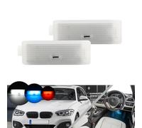 NSLUMO LED rouges, bleues et blanches intérieur d’accueil avant plancher | feux sous tableau de bord feux pour B/MW F20 F21 F22 F23 F45 F46 F30 F31 F34 F32 F33 F36 d’accueil plancher feu 2PCS