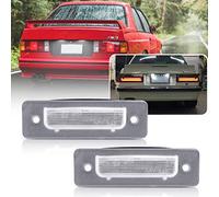 NSLUMO Lot de 2 ampoules LED sans erreur pour plaque d'immatriculation B/MW E30 E12 E28 E24 E26 Blanc