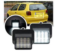 NSLUMO Lot de 2 feux de éclairage plaque d'immatriculation LED Polo 6N compatibles avec Volkswagen Polo 6N 1994 1995 1996 1997 1998 1999 ampoule plaque immatriculation