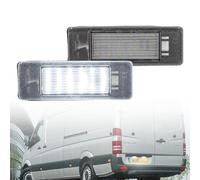 NSLUMO Lot de 2 lampes LED super blanches pour plaque d'immatriculation pour MB Sprinter 906 Viano Vito W639 For Fiat Ulysse 1994-2011 Scudo 2007-2016