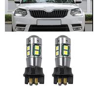 Nslumo PW24W LED Feux Diurnes pour Skoda Yeti 2014-2017 - Lampe DRL de Voiture avec Ampoules Daylight