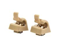 NSNGPAFACZ 2 pièces boucle de pare-soleil voiture crochet support suspension 12681000127101 Compatible for les intérieures Mercedes W123/W124/W126/W140/W201 Fixations et clips automobiles
