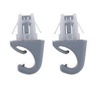 NSNGPAFACZ Clip de fixation for pare-soleil, 2 pièces, for, Compatible for Toyota Corolla Camry Highlander Prius RAV4 Solara Fixations et clips automobiles(C-22mm)