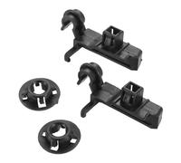 NSNGPAFACZ Clips de tige support capot voiture noirs, 4 pièces, œillets compatibles for Toyota Corolla E120 9e génération 2003-2008 53452-02060 90480-15034 Fixations et clips automobiles